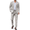 Light Gray, variant on Men's 2 Piece Suit Slim Fit Suits for Men Two Button Blazer Formal Business Jacket Suit for Wedding Prom Dinner
