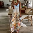 thumbnail image 2 of Seashell On The Beach Design Sleeveless Dress Woman Fashion Long Dresses Women's Summer Suit Dress 2025, 2 of 6