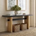 thumbnail image 1 of Farmhouse Wood Narrow Console Table, Rectangular Long Sofa Table for Entryway Hallway Living Room, 1 of 9