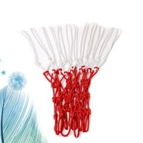 STRANDCHIC Red Basketball Replacement Net 1 Set Nylon Hoop Net for Indoor Outdoor Basketball Goals