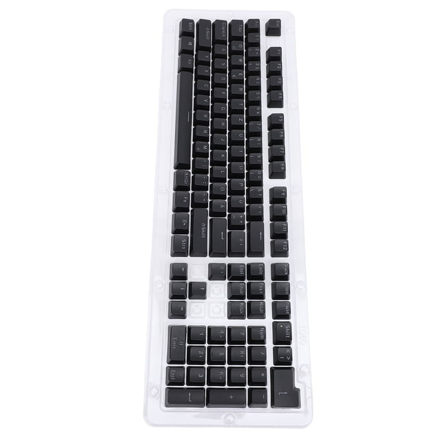 108 Keys German Keyboard Keycaps, ABS Translucent Mechanical Keyboard Key Caps Set, for 61 64 68 84 87 96 98 100 104 108 Keys Keyboards