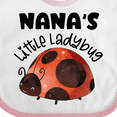thumbnail image 4 of Inktastic Nana's Little Ladybug Boys or Girls Baby Bib, 4 of 4