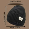 thumbnail image 3 of Knitted Winter Hat For Men And Women With Lined Ears And Thickened Woolen Material For Outdoor Cycling Activities In Cold Weather, 3 of 6