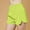 Green, variant on USSUMA High Waisted Shorts Women Solid Color Elastic Band Wide Leg Split Hem Thin Side Quick Drying Shorts Lounge High Waist Sports Trendy Shorts Fitness Running Flowy Shorts Army Green S