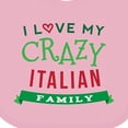 thumbnail image 4 of Inktastic Italian Family Heritage Boys or Girls Baby Bib, 4 of 4