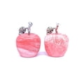 thumbnail image 1 of Adornos pequeños de manzana de 12 colores de jade de cristal, colores variados, regalo de Nochebuena para Navidad, 1 of 1