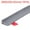 Gray, variant on REGALWOVEN Collapsible Shower Barrier Stopper Water Splash Guard Blocker for Bathroom Clear 39"Lx0.8"Wx0.5"H
