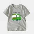 thumbnail image 1 of Vedolay Crop Top T-Shirts Boys and Girls Casual Tops Comfortable Short Sleeve Tees,Gray 3-4 Years, 1 of 5