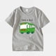 thumbnail image 2 of Gibobby Blusa Niños Camiseta de manga corta de verano para niños pequeños y niñas, diseño de coche de dibujos animados para bebés y niñas(Anaranjado, 3-4 Años), 2 of 5