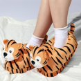 thumbnail image 3 of Zapatillas Cálidas a La Moda Acogedoras Suaves Antideslizantes Otoño Invierno Felpa Mullidas Zapatillas de Dibujos Animados de Animales para El Hogar, S Baoblaze Pantuflas Calientes, 3 of 8