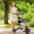 thumbnail image 6 of KORIMEFA 5 in 1 Kids Tricycle for 1-4 year olds, Toddler Bike Kids Trike for Balance Training, Baby Bike with Push Handle for Boy Girl, 6 of 15
