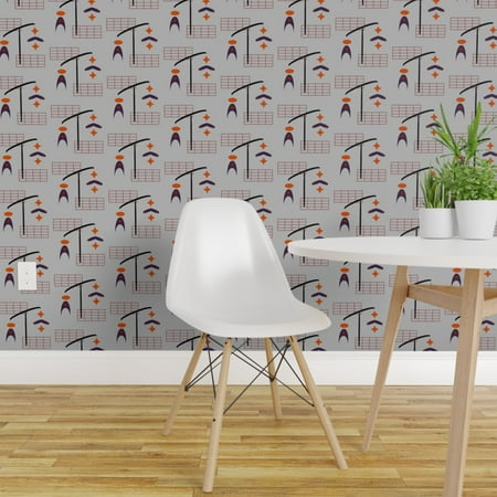 Peel-and-Stick Removable Wallpaper Mobile Kids Atomic Science Fiction