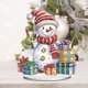 thumbnail image 4 of Adornos de diamantes con Puntos Muñeco de Nieve Decorativo JShteea Serie Navideña, 4 of 9