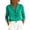 Green, variant on Womens Tee Loose Fit Fashion Long Sleeve Collar Button Down Beach Vacation Essentials,White,3XL