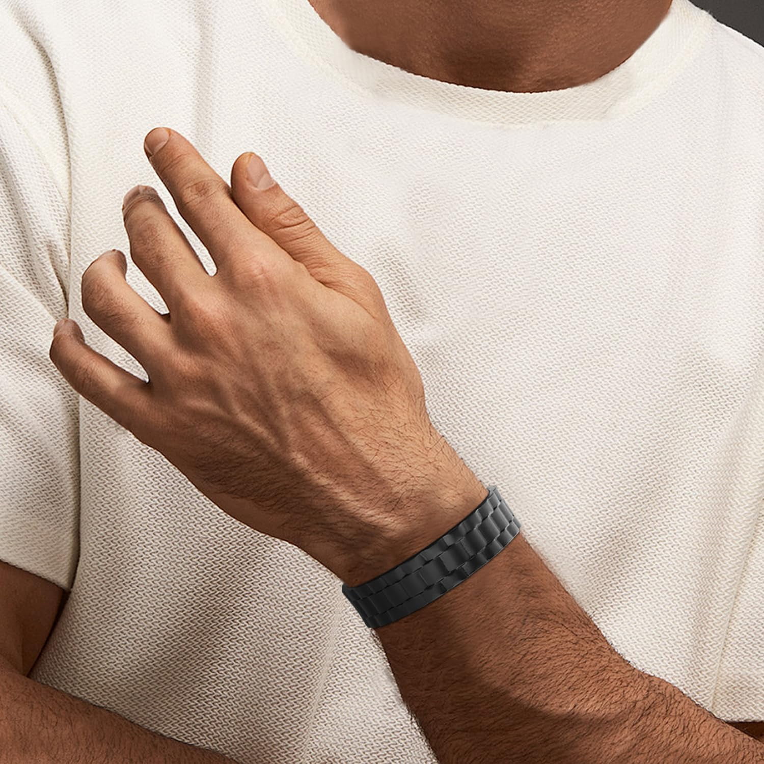 Wollet Copper Magnetic Bracelet for Men, 99.9% Pure Copper Jewelry