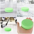 thumbnail image 4 of Minkissy 2Pcs Green PVC Ice Hockey Puck for Training and Competition Lightweight Smooth Glide, 4 of 8