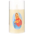 thumbnail image 4 of MasteelfCA Prayer Candle Led Candle Simulation Candle Small Night Light Virgin Mary Candle, 4 of 8
