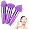 thumbnail image 3 of HLONK 3 Pcs Makeup Sponges Foundation Blender Sponges with Handle Beauty Cosmetics Puffs Make-up Sponge, 3 of 9