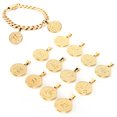 thumbnail image 4 of Jewelry Making Charm, Stainless Steel 12PCS Zodiac Zodiac Sign Pendant Golden Plating For Necklaces Bracelets For Women Men ANGGREK Otros, 4 of 8