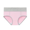 thumbnail image 6 of Elainilye Fashion Cotton Underwear for Women 3 Pack Colored and Minimalist Cotton Waist Lifting and Buttocks Underwear,Pink, 6 of 7