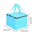 thumbnail image 3 of Large Insulated Food Bag with Aluminum Foil Lining | 30x30x35cm Thermal Storage Carrier for Picnics, Work Lunches & Outdoor Meals | Portable Cooler & Warmer Bag, 3 of 3