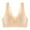 Beige, variant on Women's Seamless Bras No Underwire Push Up Bras Soft Wireless Comfort Bralettes Full Coverage, 34B/C-42B/C