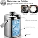 thumbnail image 2 of 3.2L de Cubeta para Hielo de Doble Pared Hielera, 304 Hielera Acero Inoxidable con tapa, clip, filtro, Hielera de Mesa Adecu para el hogar, fiesta camping bar restaurante, 2 of 3