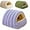 Light purple, variant on 2026New Cat Dog Cave Bed, Cute Pet Bed with Cover Caves Warm Soft Removable Washable for Cats and Dogs Coziest Winter Retreat for Pets (Light Beige,Medium)