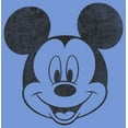thumbnail image 2 of Boy's Mickey & Friends Smiling Mickey Mouse Distressed  Performance Graphic Tee Royal Blue Heather Large, 2 of 4