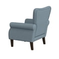thumbnail image 6 of HomePop Rolled Arm Accent Chair, Blue, 6 of 11
