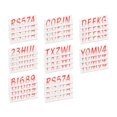 thumbnail image 4 of STIFFIE Whipline Red / White 3" Alpha-Numeric Identification Custom Kit Registration Numbers & Letters Marine Stickers Decals for Boats & Personal Watercraft PWC, 4 of 8