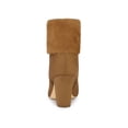 thumbnail image 2 of BLISSFUL STEP Women's Faux Fur Block Heel Round Toe Ankle Boots, 2 of 7