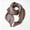 Brown, variant on Linen Cotton Scarf for Women Reversible Two Tone Lightweight Scarves Lace Trim Soft Breathable Shawl Wrap for Spring Summer Fall