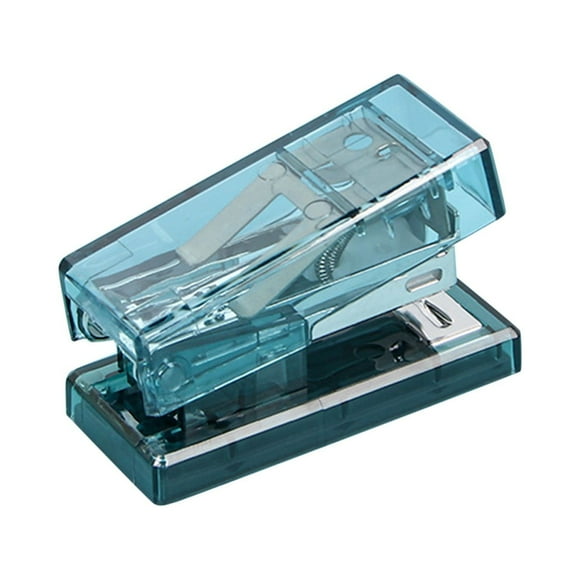 Transparent Mini Stapler Set Office Simple Stapler Student Stationery Data Collation Stapler Easter Crafts