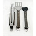 thumbnail image 4 of Charcoal Companion CC1000 Oval Pro Chef Espresso 3-Piece BBQ Tool Set, 4 of 5