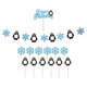 thumbnail image 3 of Winter Theme Snowflake Paper Party Banners Decorations for Events 14Pcs, 3 of 3