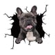 thumbnail image 1 of de mascota realistas Calcomanías de grietas para autos estáticas de para mascotas Durable 3D Ventana divertida Se aferra C BLESIY Pegatinas de ventana, 1 of 6