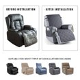 thumbnail image 6 of Waterproof Recliner Chair Cover Non Slip Armchair Slipcovers for Recliner Chair with Pocket Washable Reclining Chair Cover (Dark gray), 6 of 6