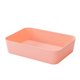 thumbnail image 2 of Caja de almacenamiento Rectangular de plástico Cajón de escritorio Estuche de cosméticos Organizador de papelería Contenedor de calcetines Almacenamiento y organización del hogar rosado rojo S Injueey HA003019-04, 2 of 6