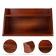 thumbnail image 3 of 1 soporte de almacenamiento multifuncional para escritorio, soporte para maquillaje (madera)., 3 of 5