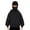 Black, variant on Coerni Boys Hoodie Pullover Hooded Sweatshirt Solid Color Running Tops Teen Loose Causal Outerwear Balaclava Warm Fashion Sweatshirt