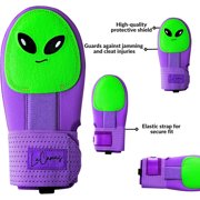Baseball Sliding Mitt – Youth & Adult Sizes – Drippy Designs (Gingerbread, Ninja, Ice Cream, Alien, USA, Cyclops) – Left & Right Hands – Hand & Wrist Protection