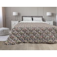 thumbnail image 1 of Animals Down Alternative Comforter, Toucans in the Tropical Forest Monstera Leaves Smoothly Continuous Illustration, Microfiber Quilt for All Season, 5 Sizes, Multicolor, by Ambesonne, 1 of 3