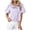 Purple Womens Summer Tops, variant on OSFVNOXV Juniors Cute Tops for Petite Women Y2K Puff Sleeve Crop Top Vintage Striped Shirts Button Down Short Sleeve Ruffle Blouse