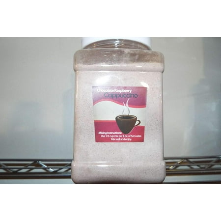 Chocolate Raspberry Cappuccino Mix 1.75 lbs (No Sugar Added)
