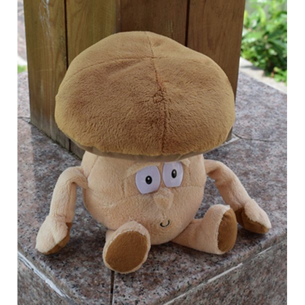 Peluche de frutas y verduras, juguete suave de limón, plátano, abeja, piña Pro