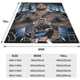 thumbnail image 5 of Jey USO Wrestler Throw Blanket Beautiful Air Conditioner Blanket Blankets for All Seasons Stylish Blankets for Living Room for Travel, 5 of 8