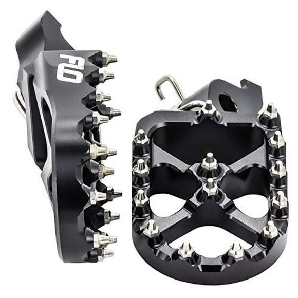 Flo Motorsports Foot Pegs, Fits: Yamaha Yz85, Yz125/250, Yz250/450, Wr250/400/426/450 (Fpeg-793blk)