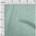 thumbnail image 2 of oneOone Viscose Jersey Turquoise Blue Fabric Alphabet Sewing Fabric By The Yard Printed Diy Clothing Sewing Supplies 60 Inch Wide, 2 of 4