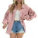thumbnail image 2 of Chaqueta casual para mujer manga de soplo suave piel transpirable color puro puff manga chaqueta para mujer al aire libre interior, 2 of 6